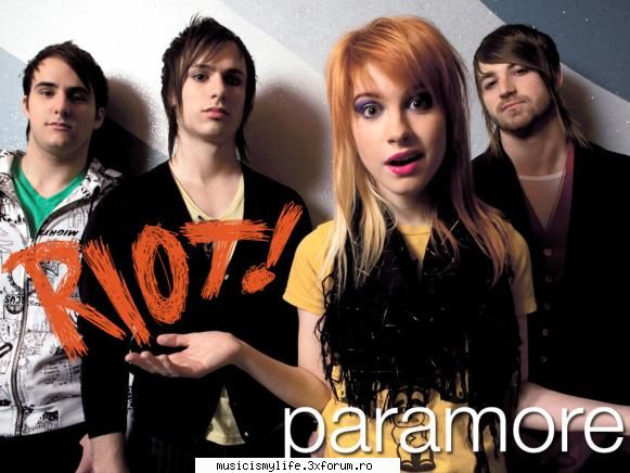 poze trupa - marpha noul album R!OT - Paramore